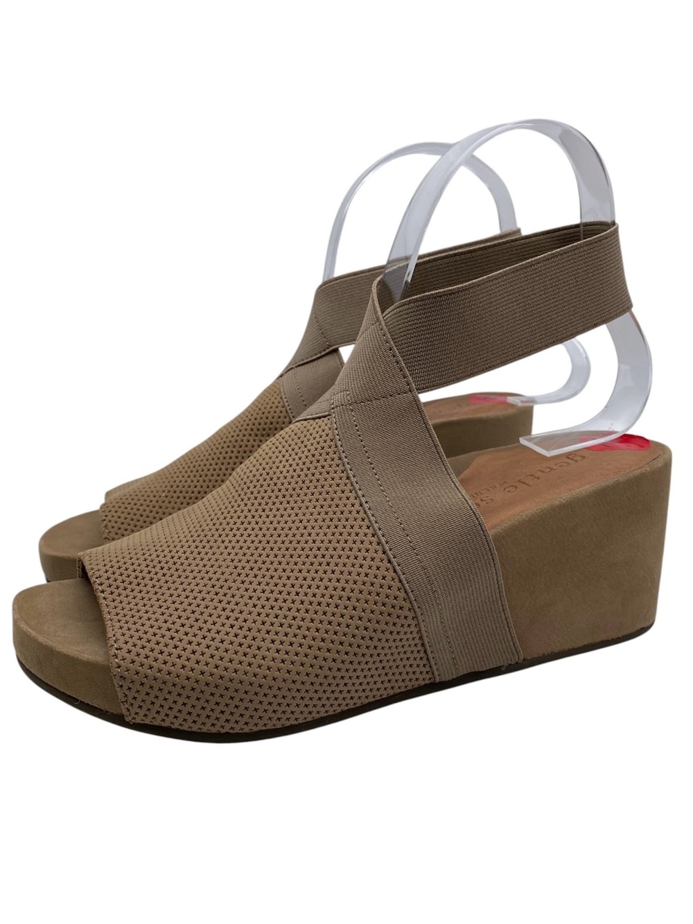 Gentle Souls Womens Shoes Leather Wedge Sandals Size 6 Brown Leather Cushioned